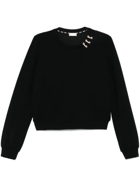 LIU JO crystal-embellished sweatshirt 