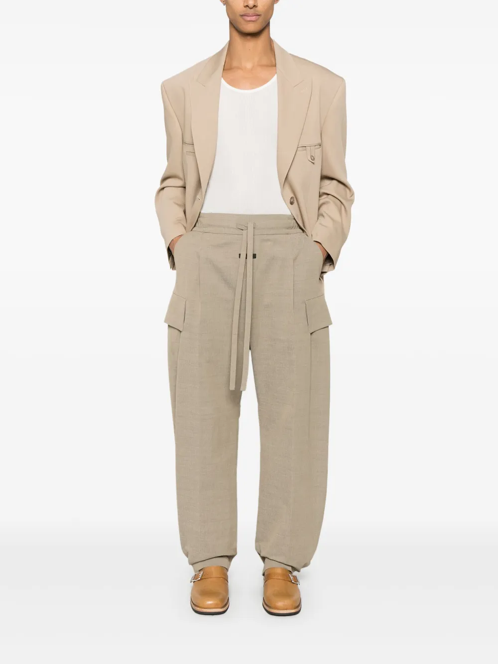 Fear Of God wide cargo trousers - Beige