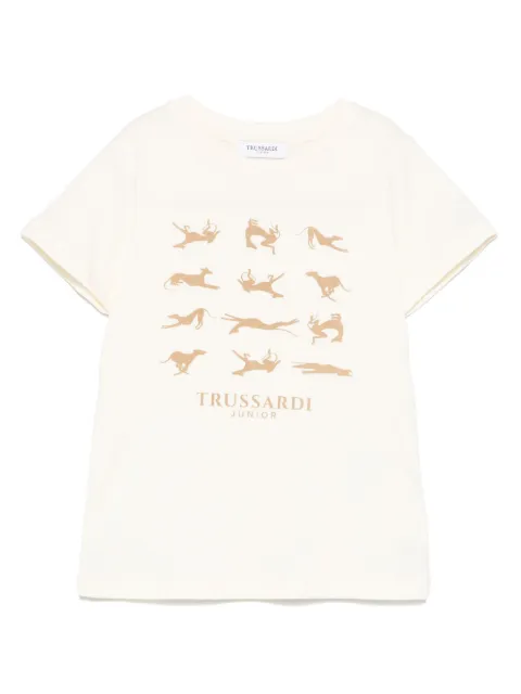 TRUSSARDI JUNIOR graphic-print T-shirt