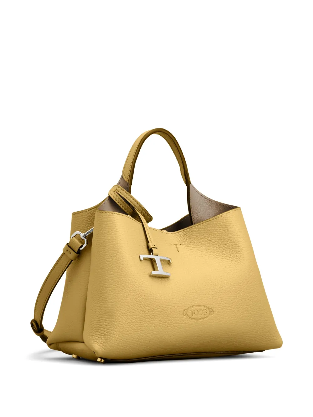 Tod's T Timeless-charm tote bag - Geel