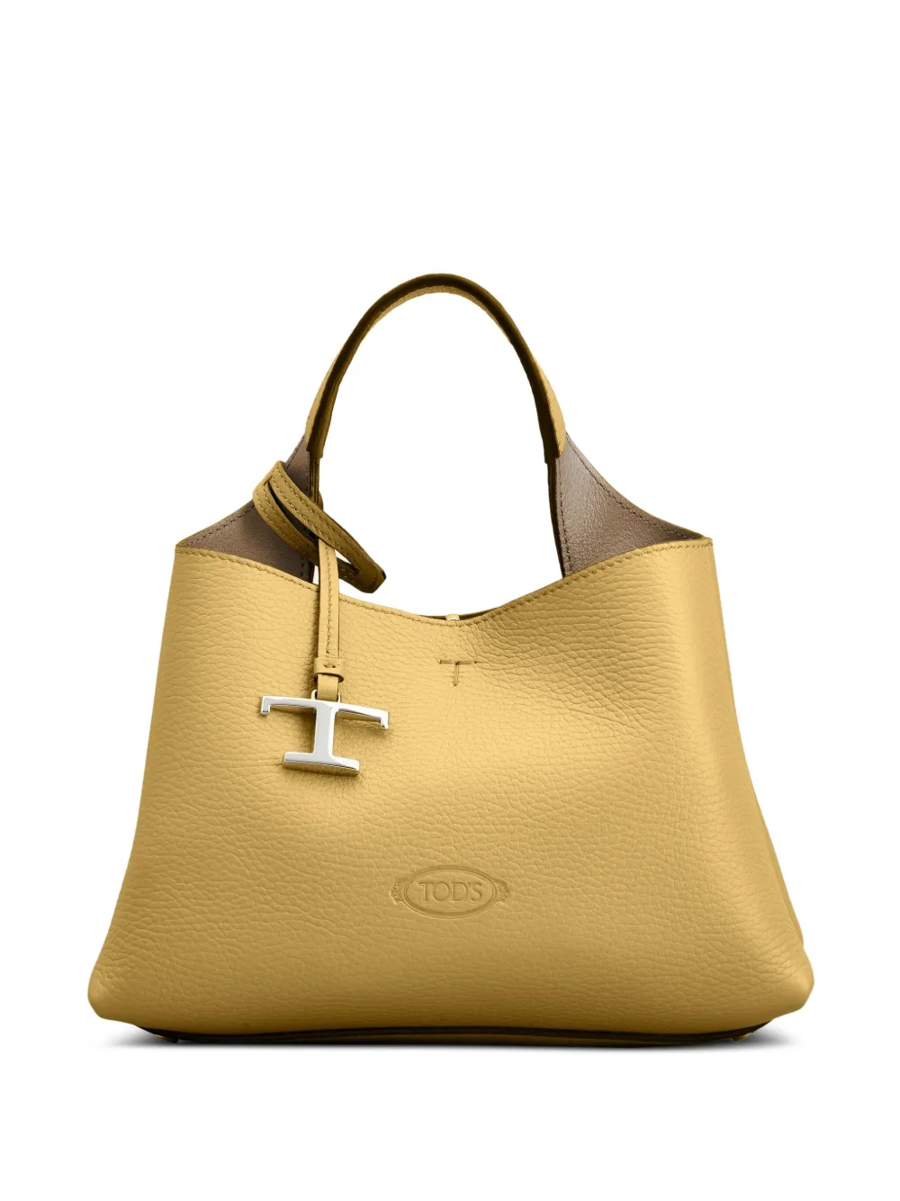 Tod's T Timeless shopper met bedel Geel