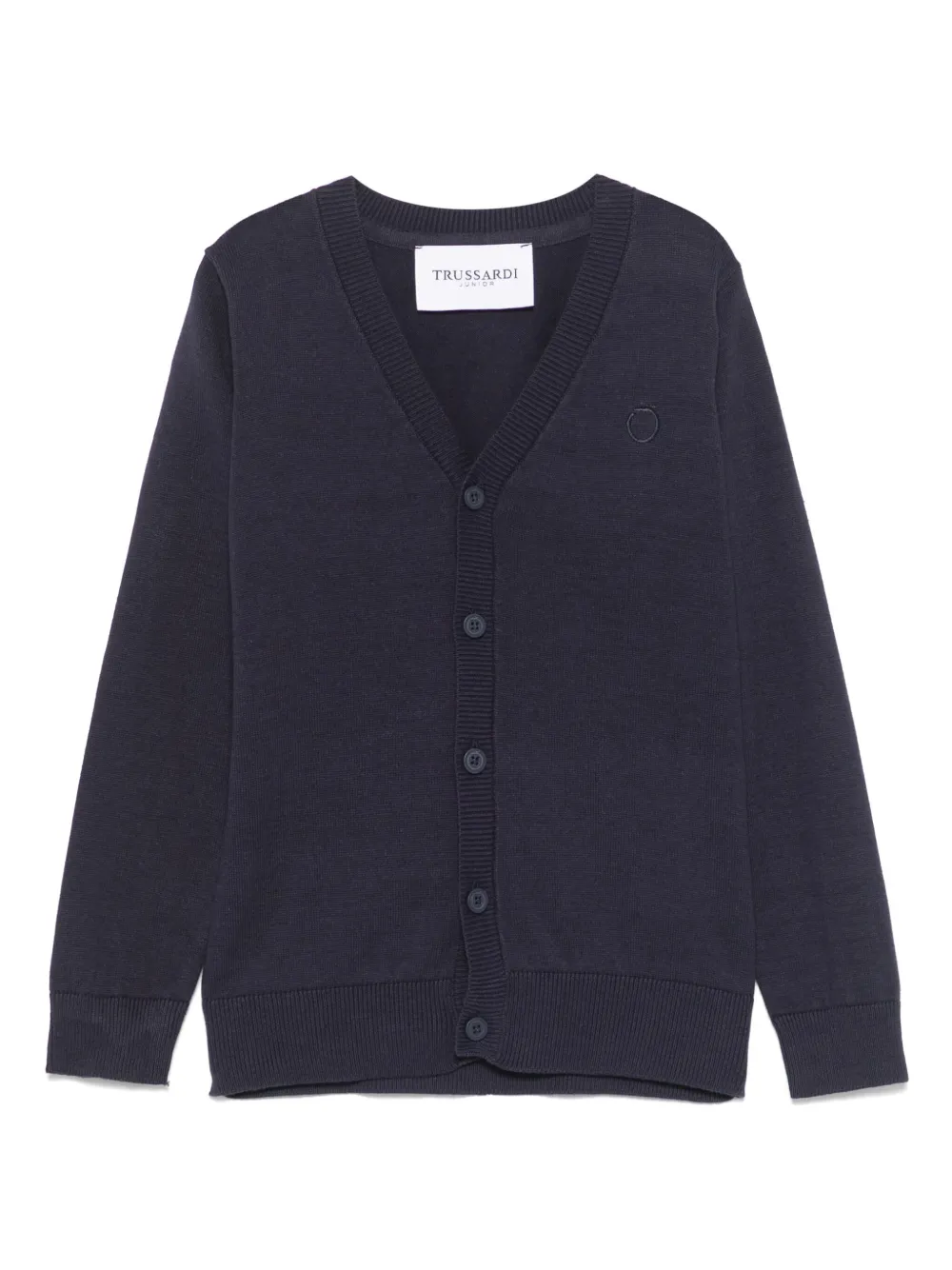 TRUSSARDI JUNIOR logo-embroidered cardigan | Blue | Image 1