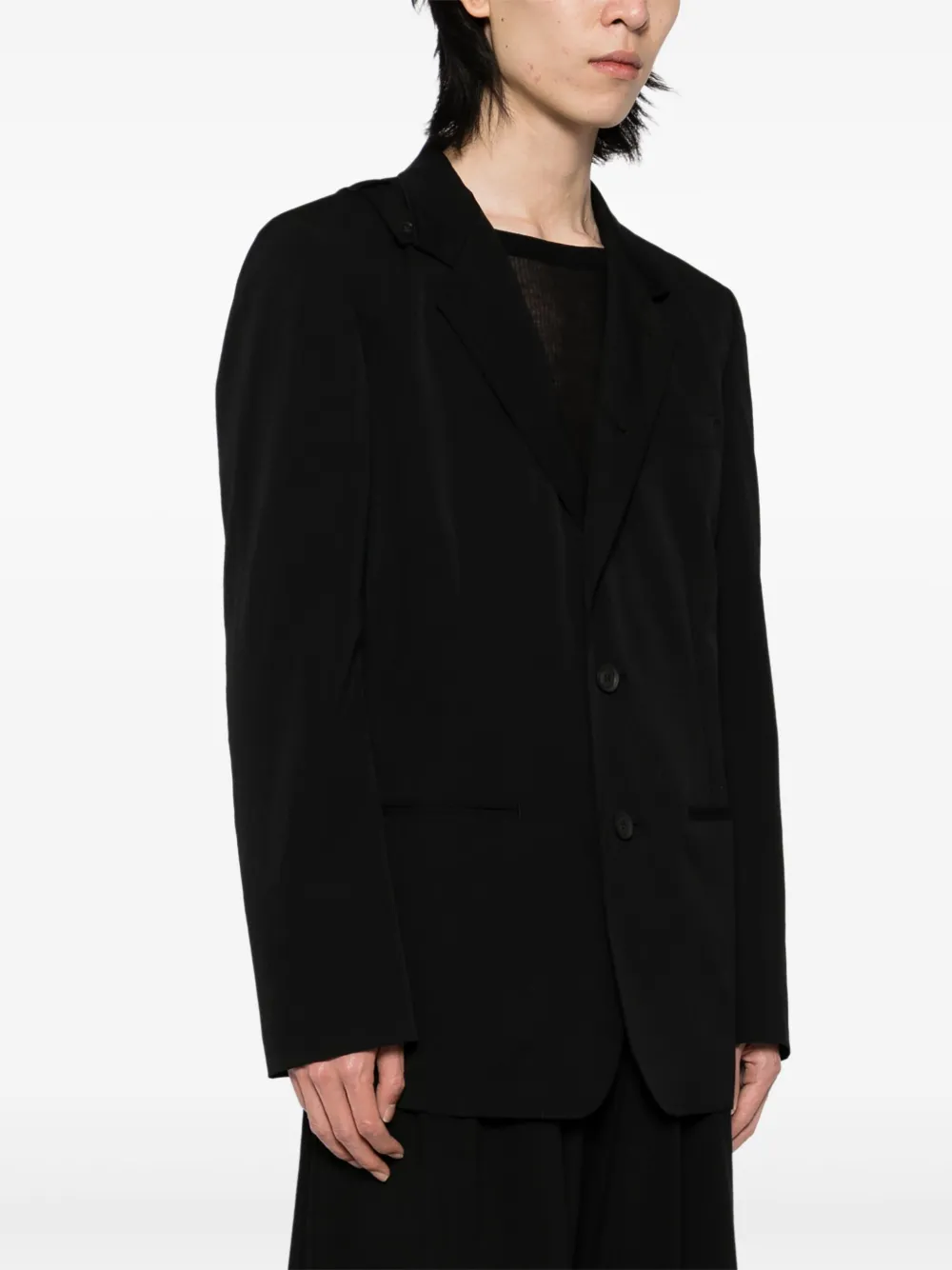 Yohji Yamamoto Regulation gabardine jack Zwart