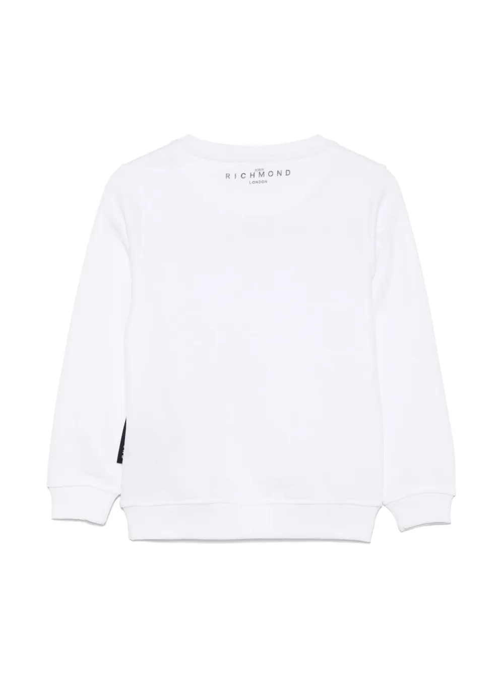 John Richmond Junior Sweater met logoprint Wit
