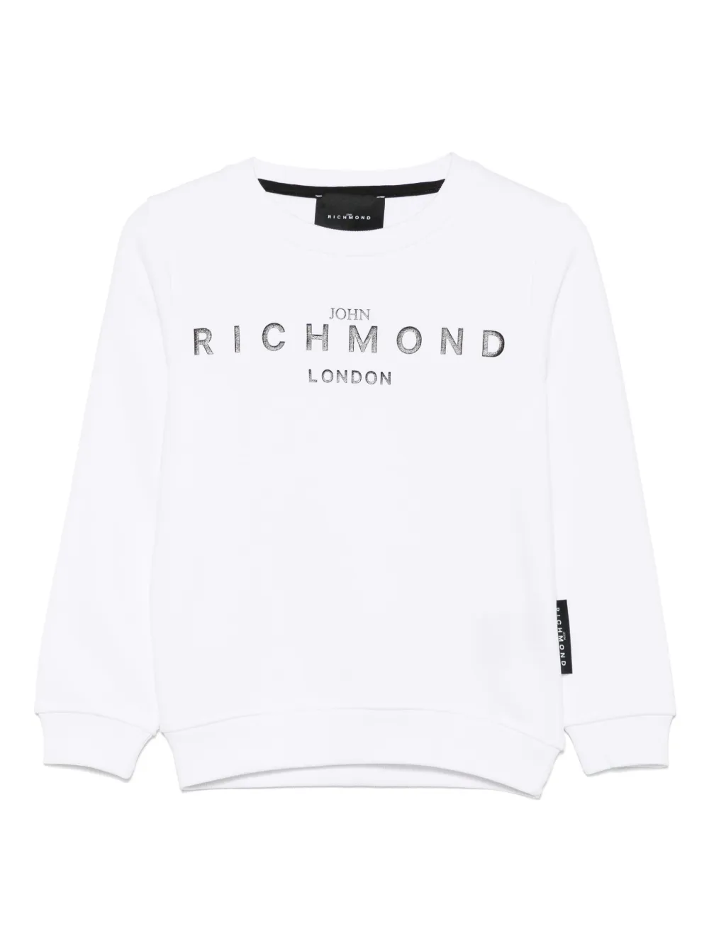 John Richmond Junior Sweater met logoprint Wit