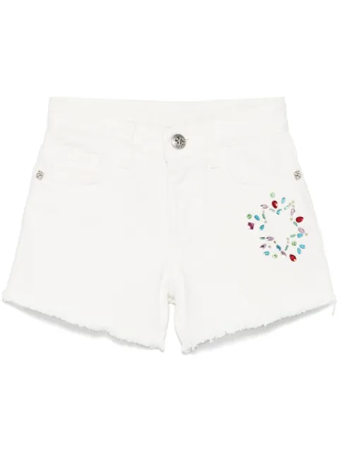 John Richmond Junior rhinestone-embellished shorts