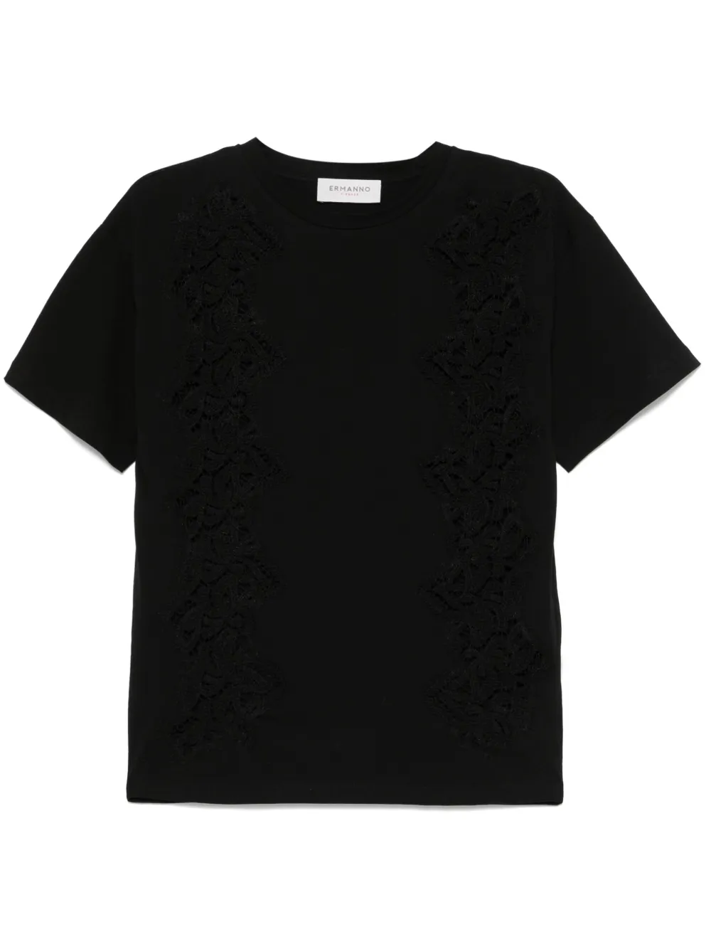 lace-detail T-shirt