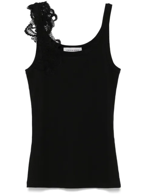 ERMANNO FIRENZE  lace-trim tank top 
