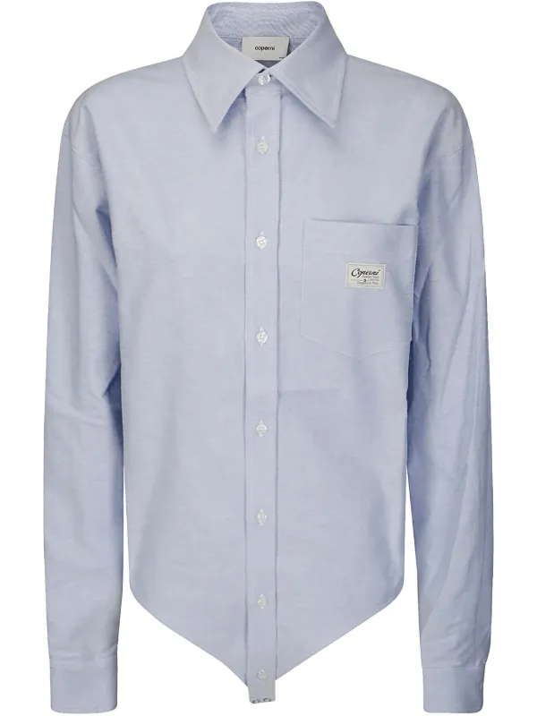 Coperni Body Oxford Shirt in Blue