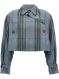 Vivienne Westwood Cut Off Graziano cropped jacket - Blue