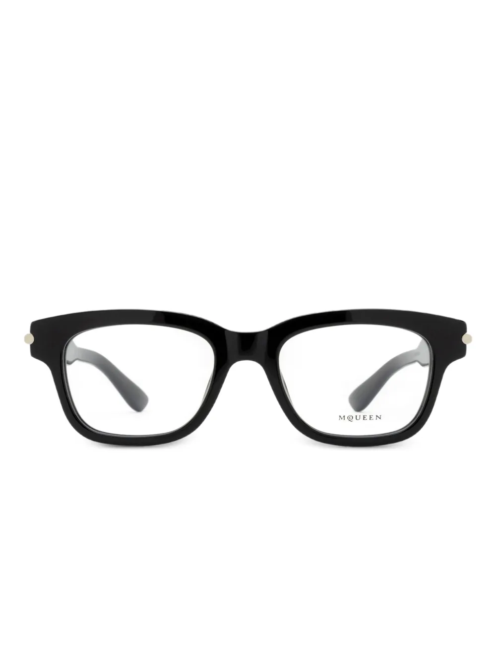 Alexander McQueen square-frame glasses Zwart