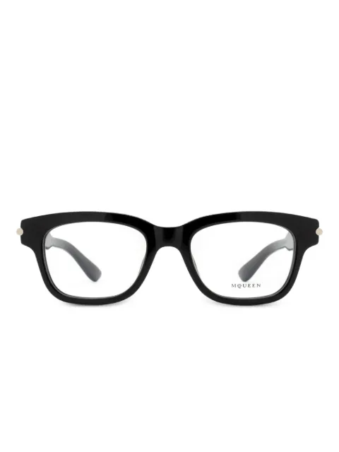 Alexander McQueen lentes con armazón cuadrada
