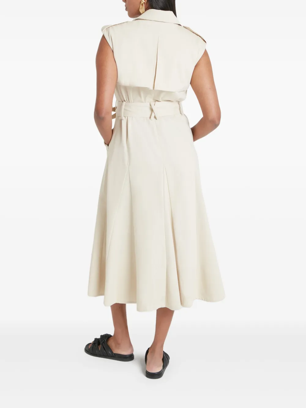 Shop Temperley London Javier Sleeveless Trench Coat