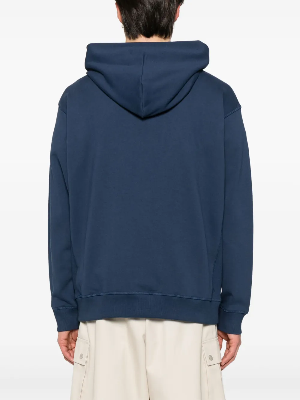 New Balance Hoodie met logo Blauw