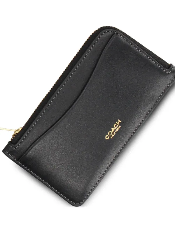 Coach Leather Wallet | Black | FARFETCH ZA
