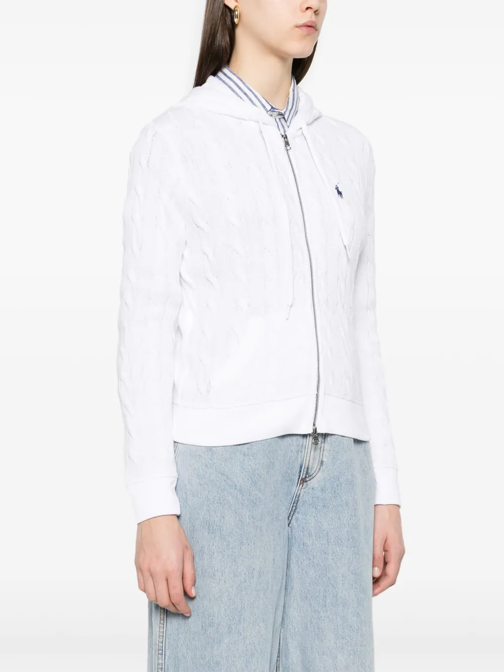 Polo Ralph Lauren Kabelgebreid vest Wit