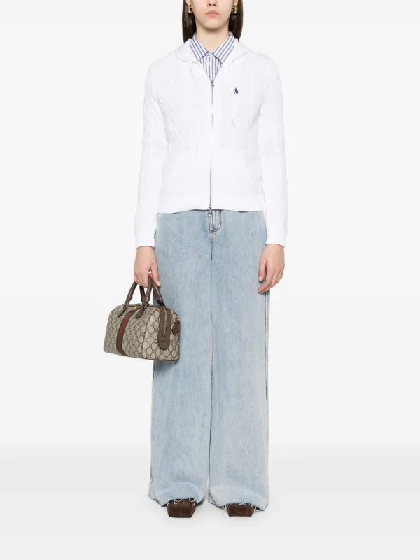 Polo Ralph Lauren ケーブルニット カーディガン | ホワイト | FARFETCH JP