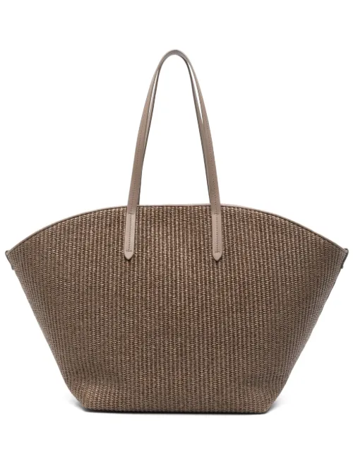 Sac cabas à design tissé - Brunello Cucinelli - Modalova
