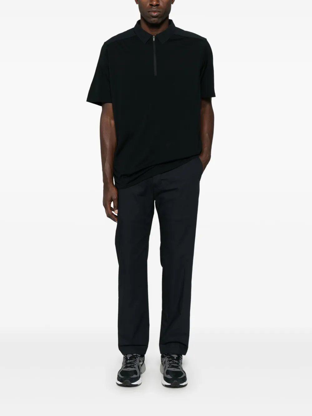 Veilance Frame poloshirt - Zwart