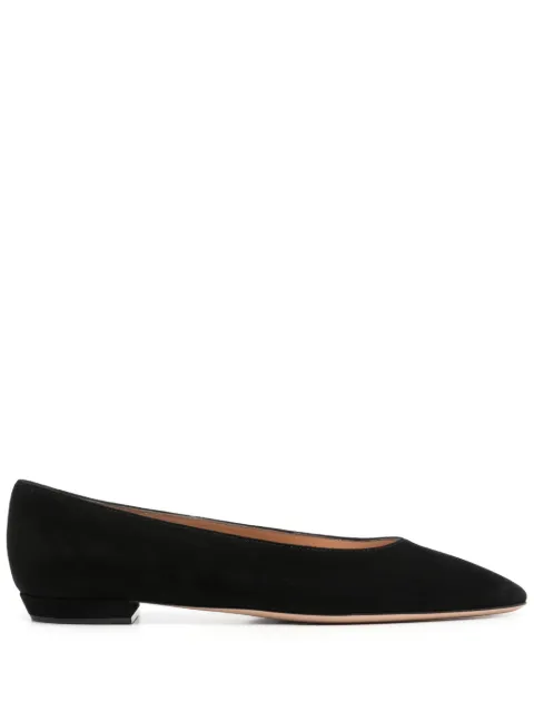Gianvito Rossi flats de nobuk