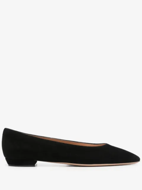 Gianvito Rossi nubuck ballet flats