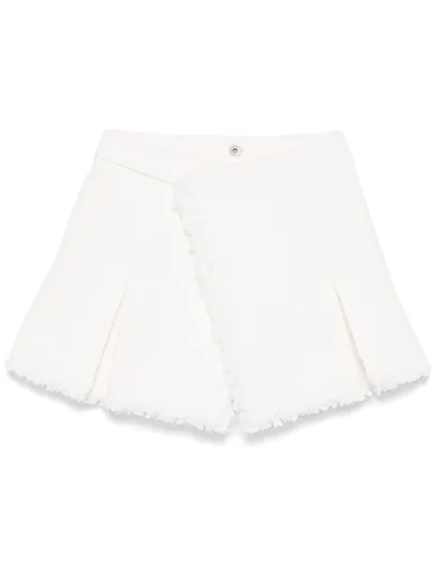 sacai tweed skort
