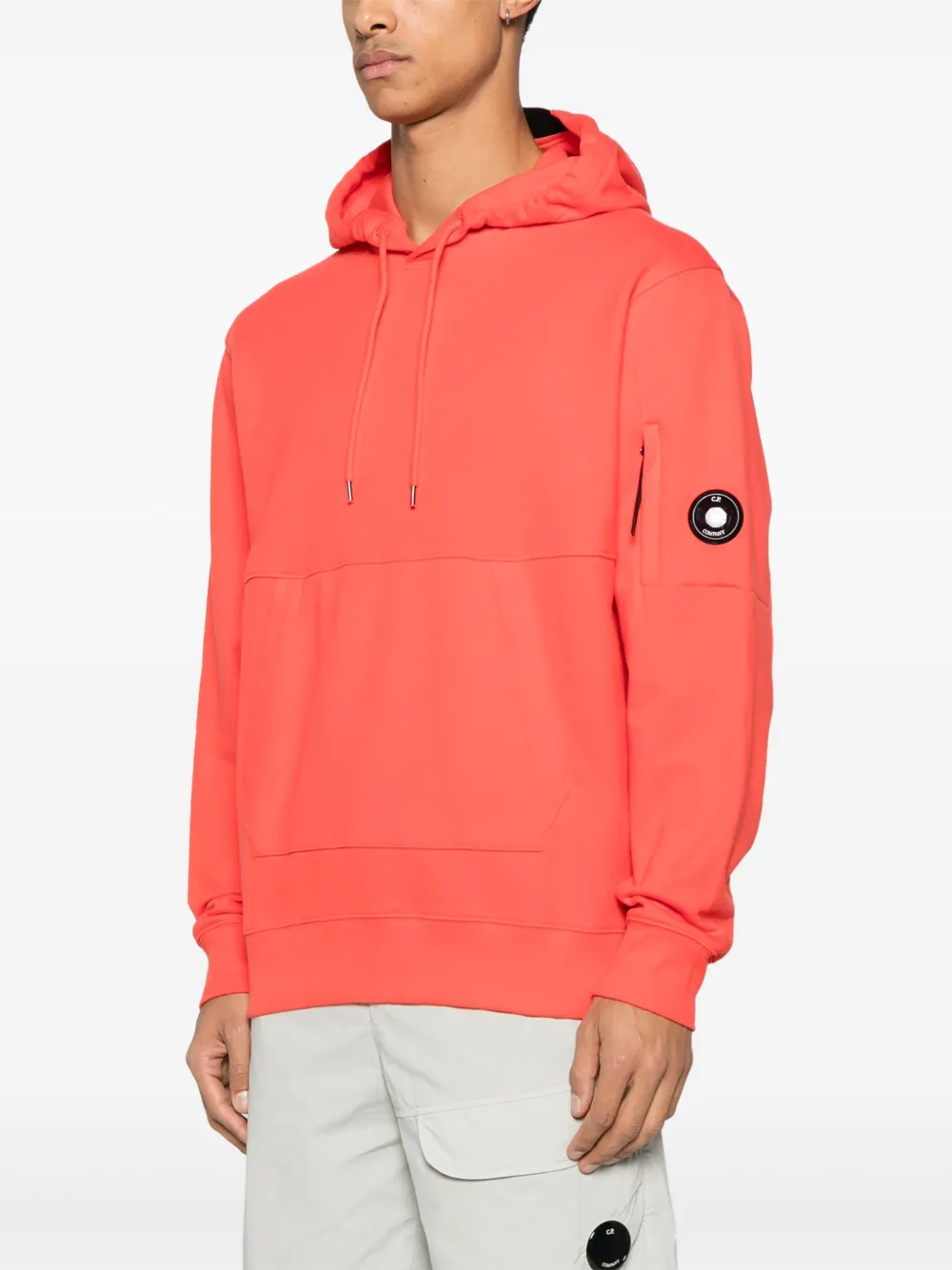 C.P. Company Hoodie met Lens-detail Rood