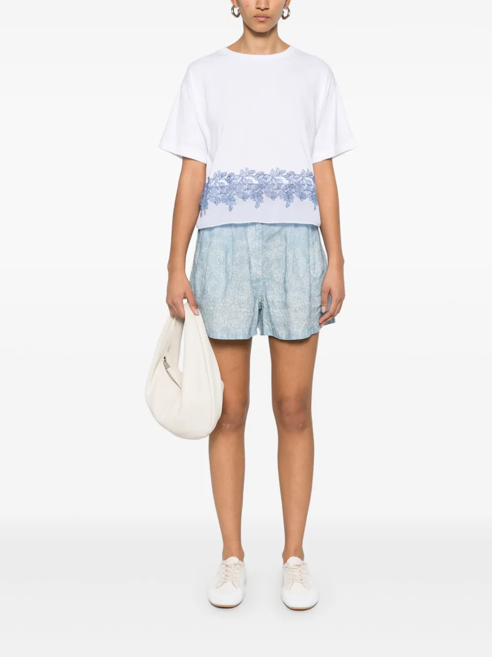 ERMANNO FIRENZE  playera con encaje floral | Playeras y jerséis | Image 2