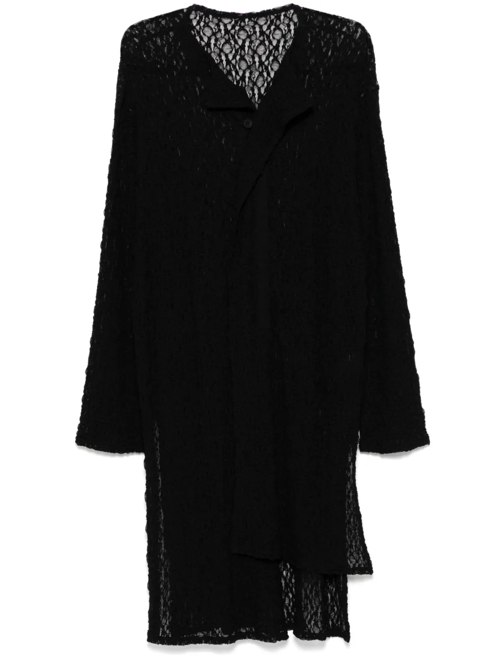 Yohji Yamamoto asymmetrical coat | Black | Image 1