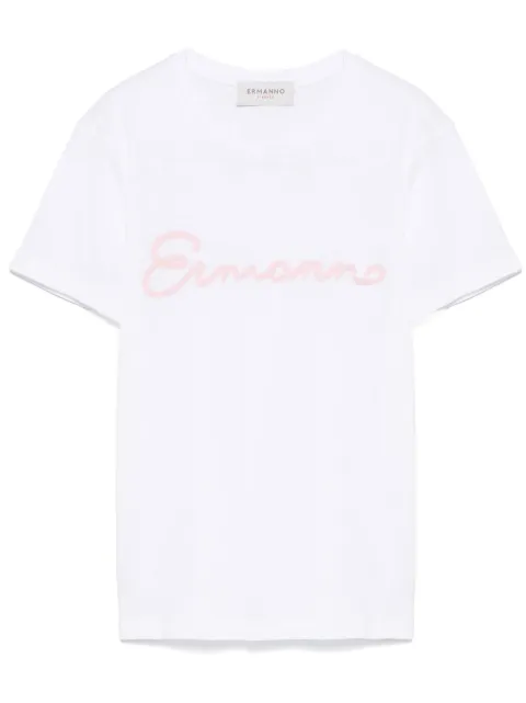 ERMANNO FIRENZE  crystal-embellishment T-shirt