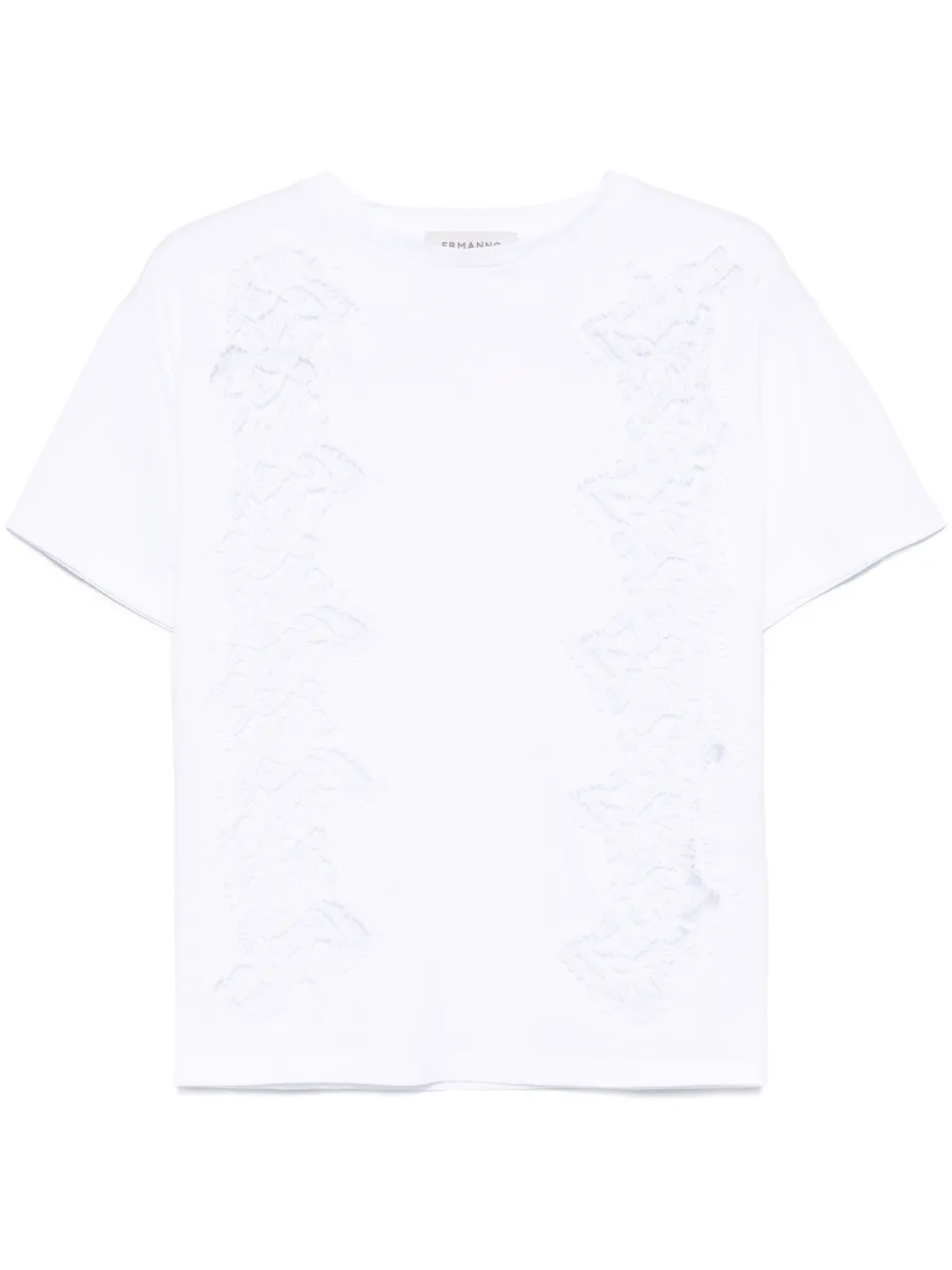 lace-detail T-shirt