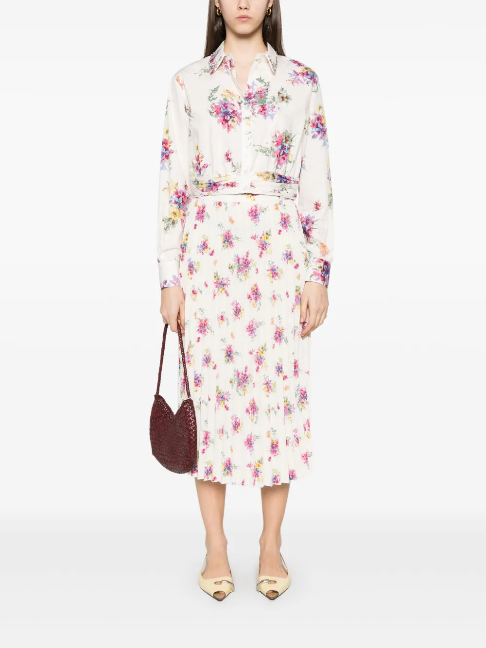 LIU JO Blouse met bloemenprint - Wit