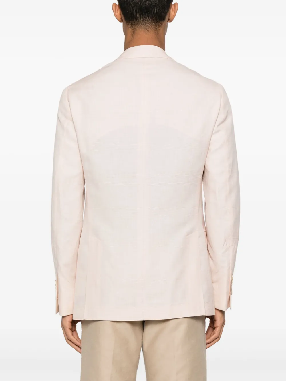 Brunello Cucinelli Geruite blazer Roze