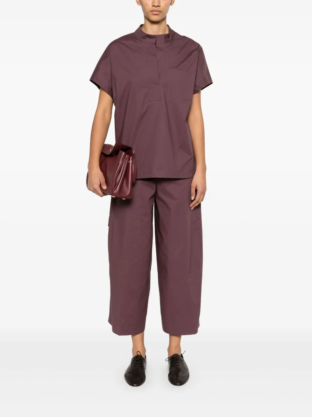 Nine In The Morning Ilenia blouse - Paars