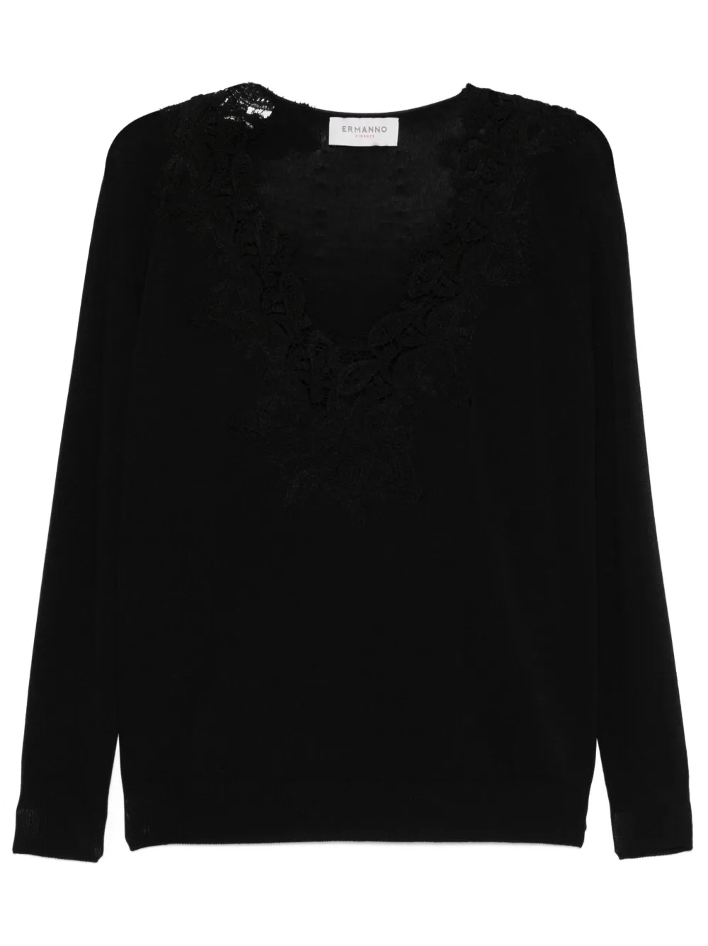 floral-lace top