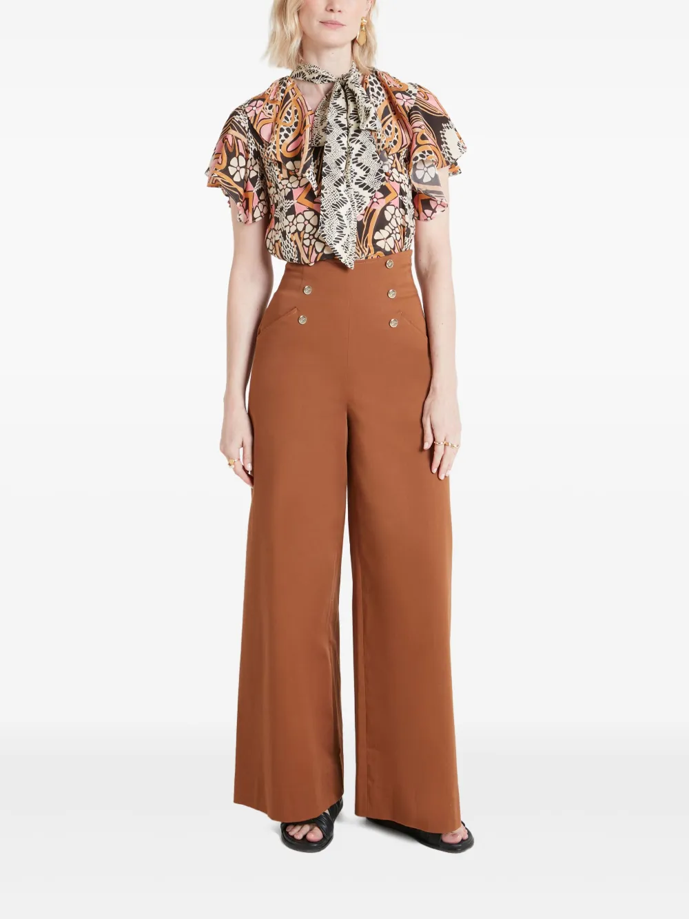 Temperley London Castell broek - Bruin