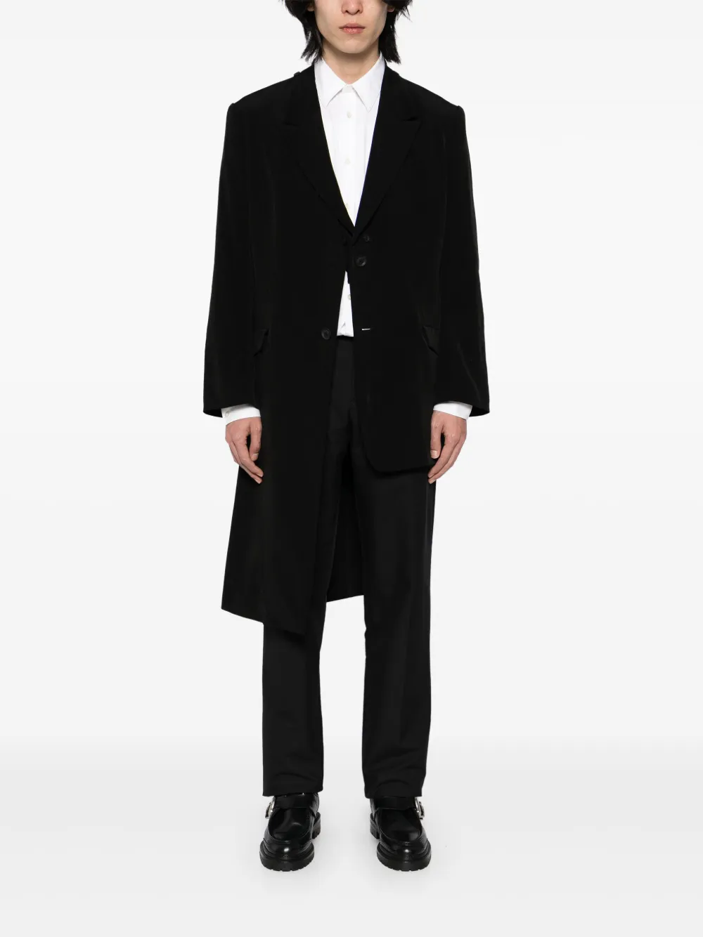 Yohji Yamamoto tuxedo attachable-collar jacket | Blazers | Image 2