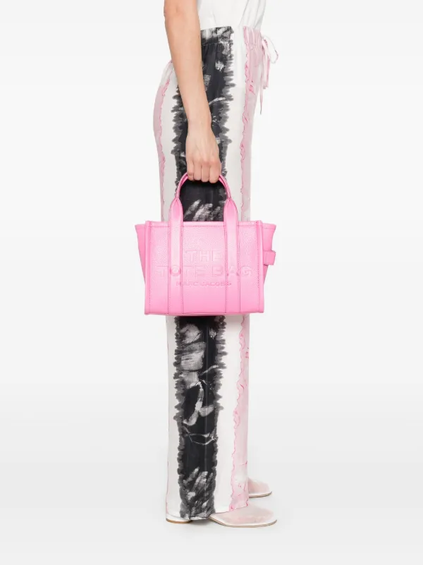 トートバッグ MARC JACOBS LIGHT PINK LEATHER TOTE BAG Marc Jacobs - The Leather Small Tote Bag Pink - The Corner