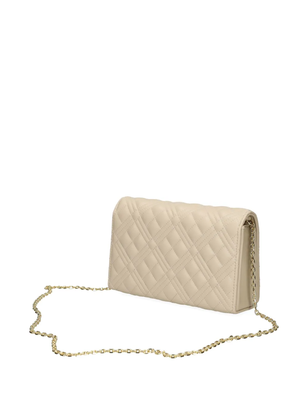Love Moschino Leren crossbodytas Beige