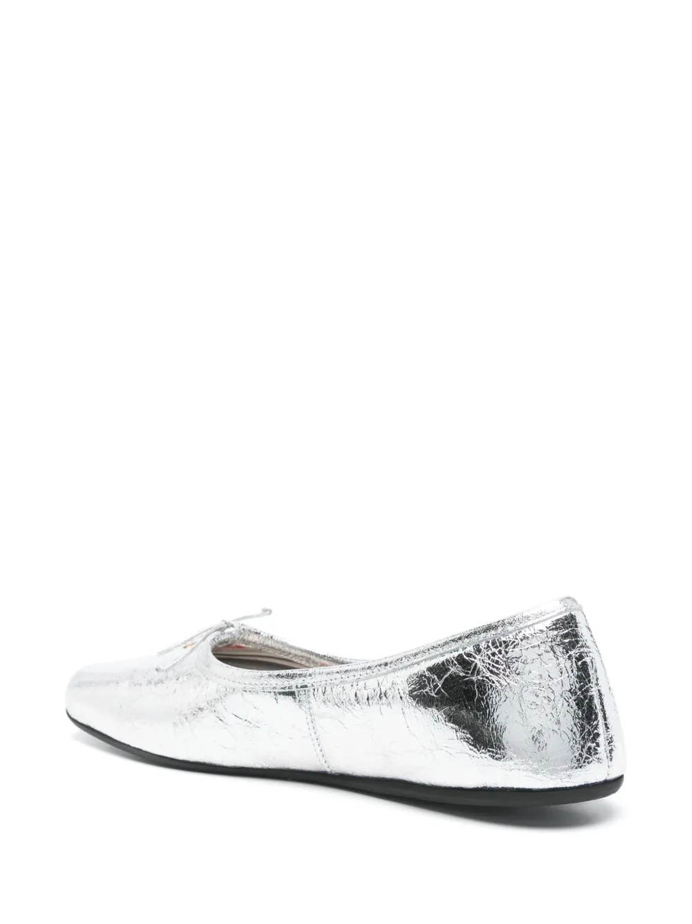 Vivienne Westwood metallic ballet flats Silver