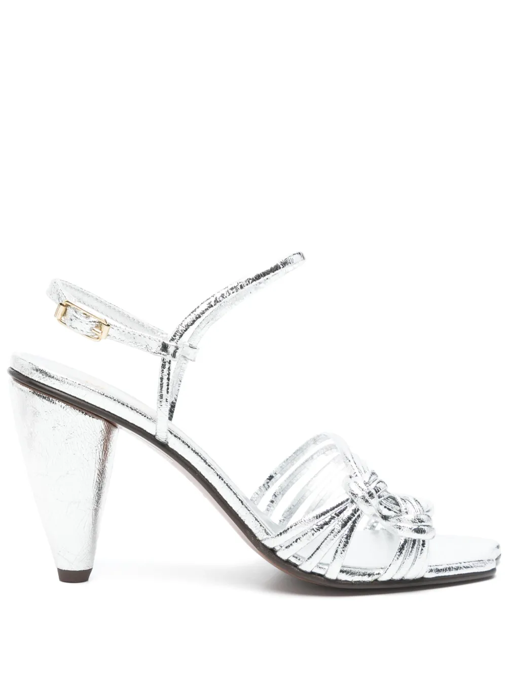 Vivienne Westwood 105 mm sandalen met geknoopt detail Zilver