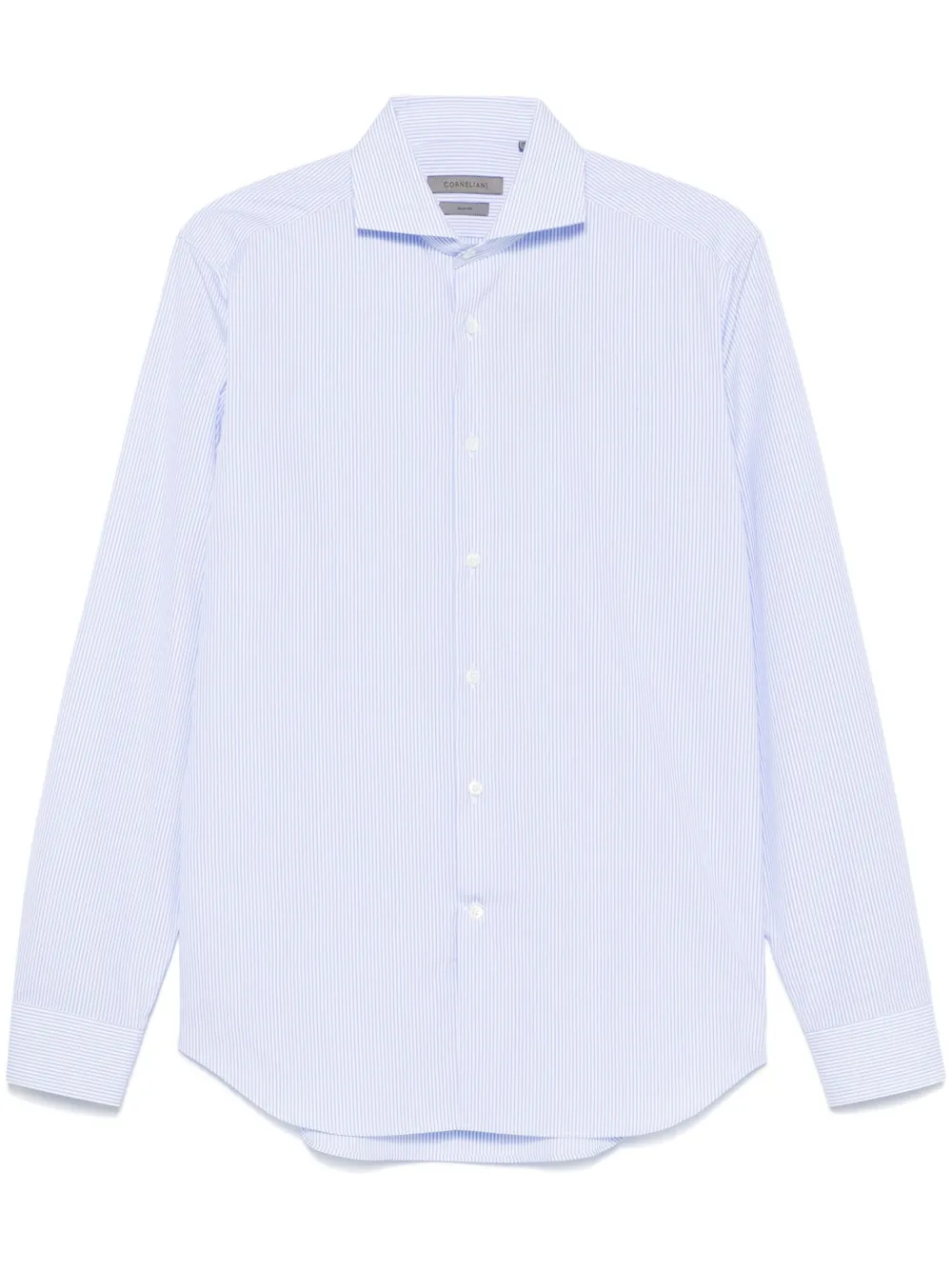 Corneliani camisa con motivo de rayas | azul | Image 1