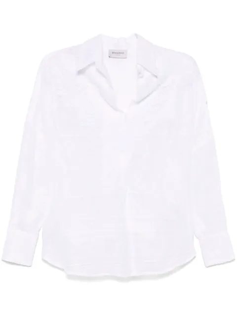 ERMANNO FIRENZE  floral-lace blouse