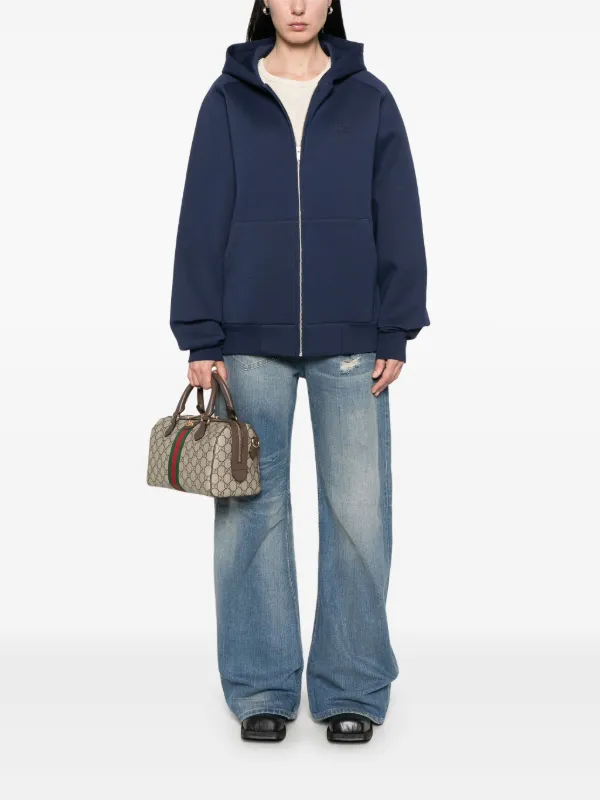Autry logo-debossed Hoodie | Blue | FARFETCH RO