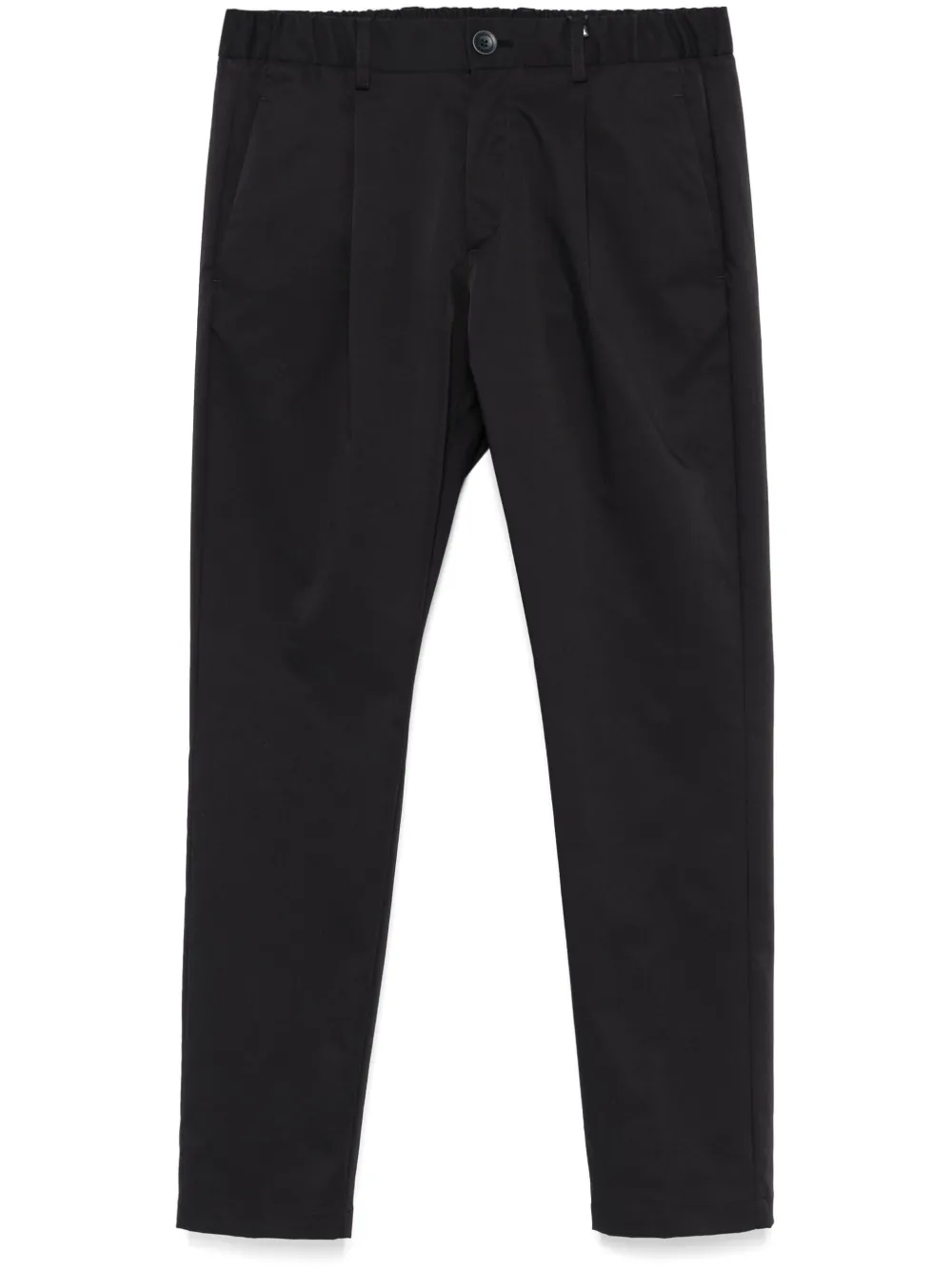 Herno logo-plaque tapered trousers | Blue | Image 1
