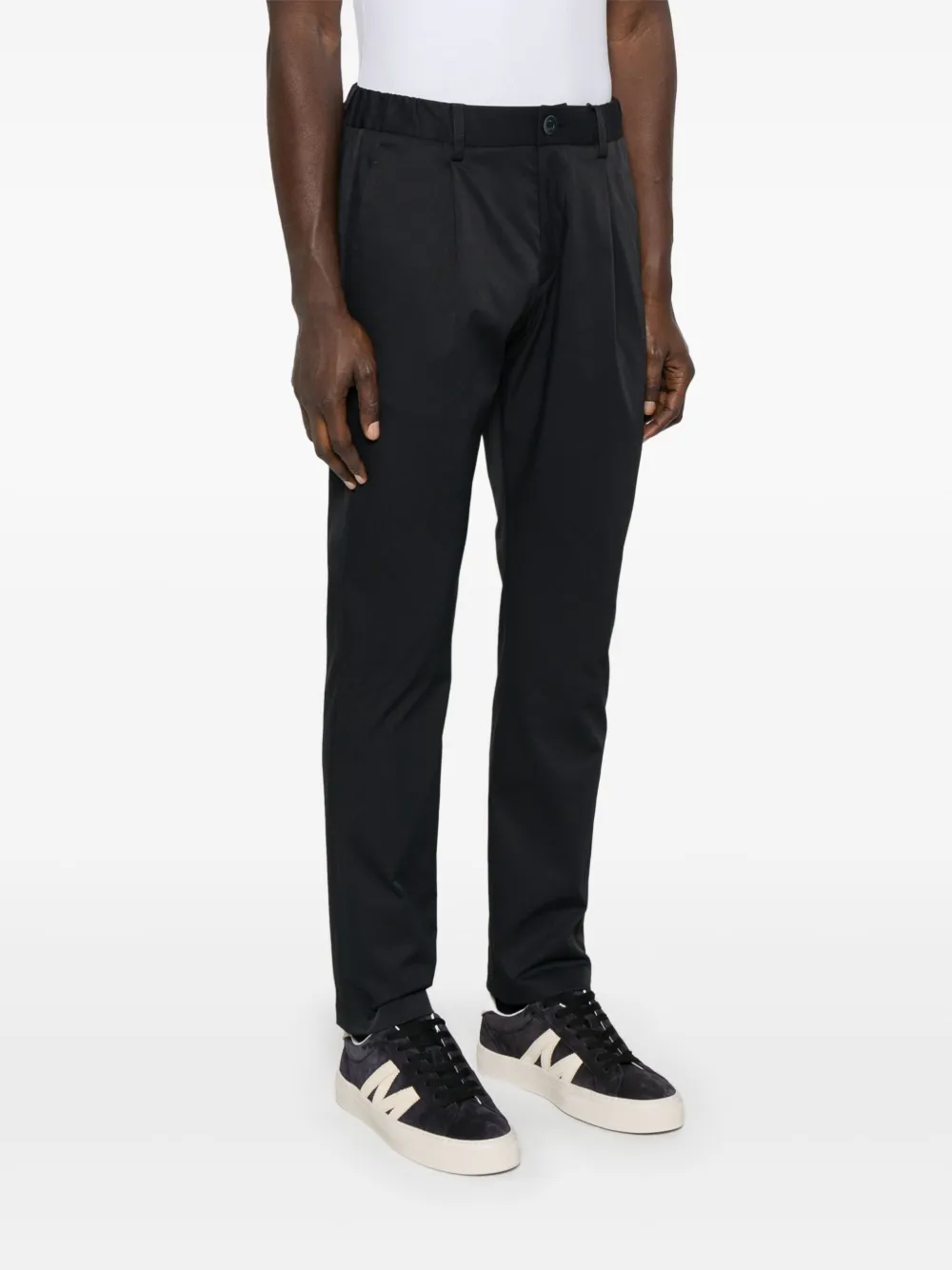 Herno Broek met toelopende pijpen Blauw