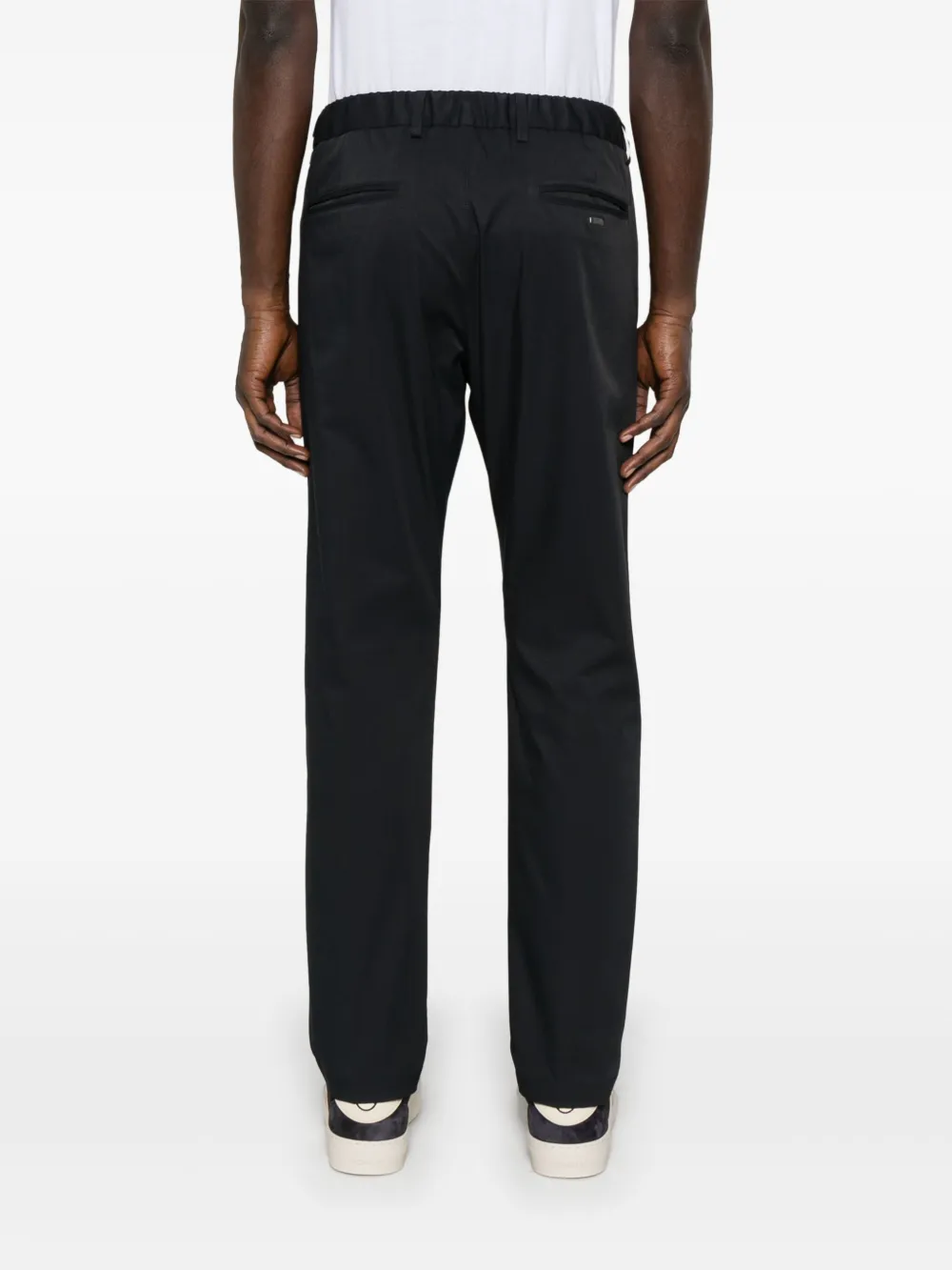 Herno Broek met toelopende pijpen Blauw