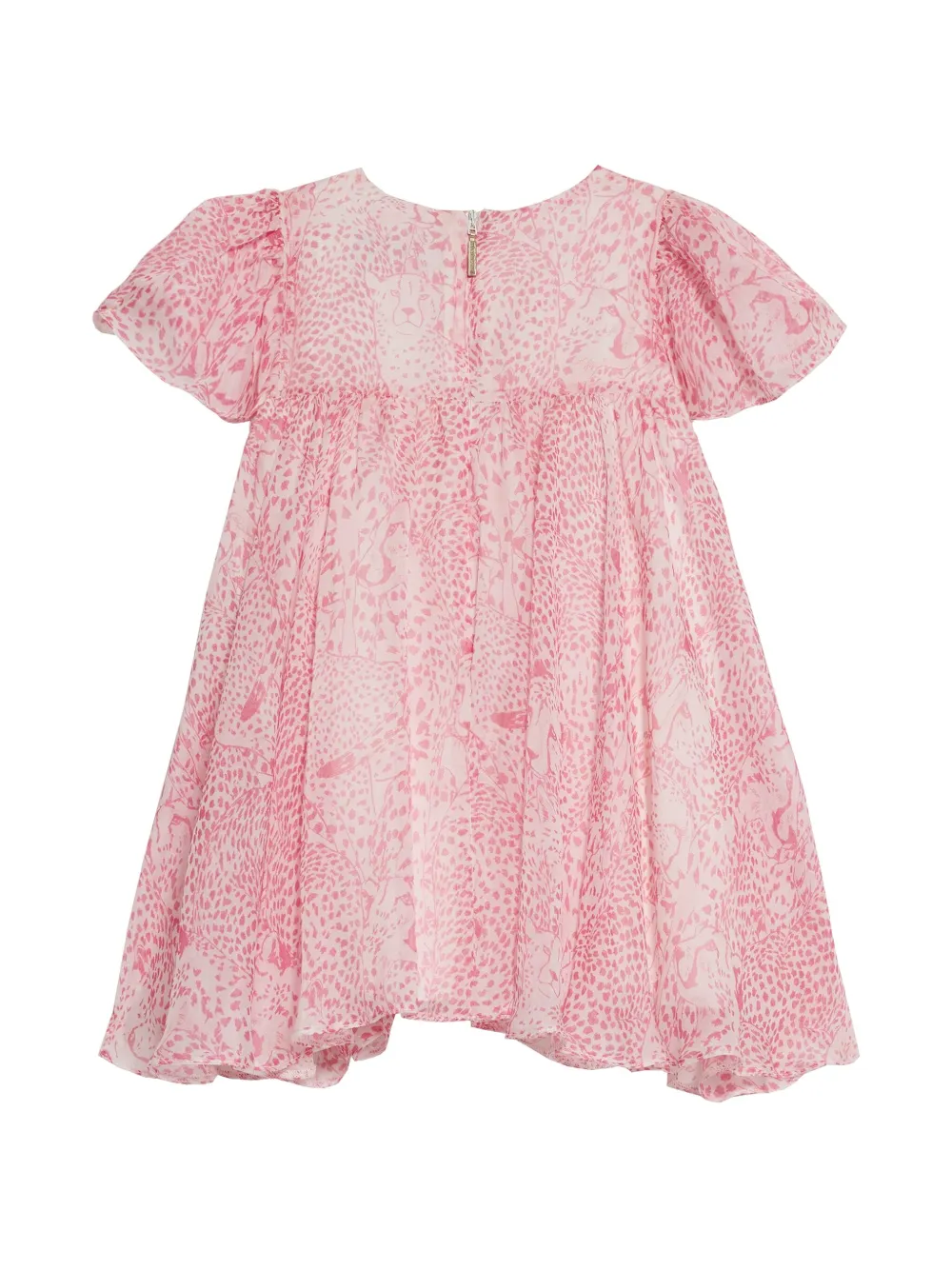 Roberto Cavalli Junior abstract-pattern print dress - Roze