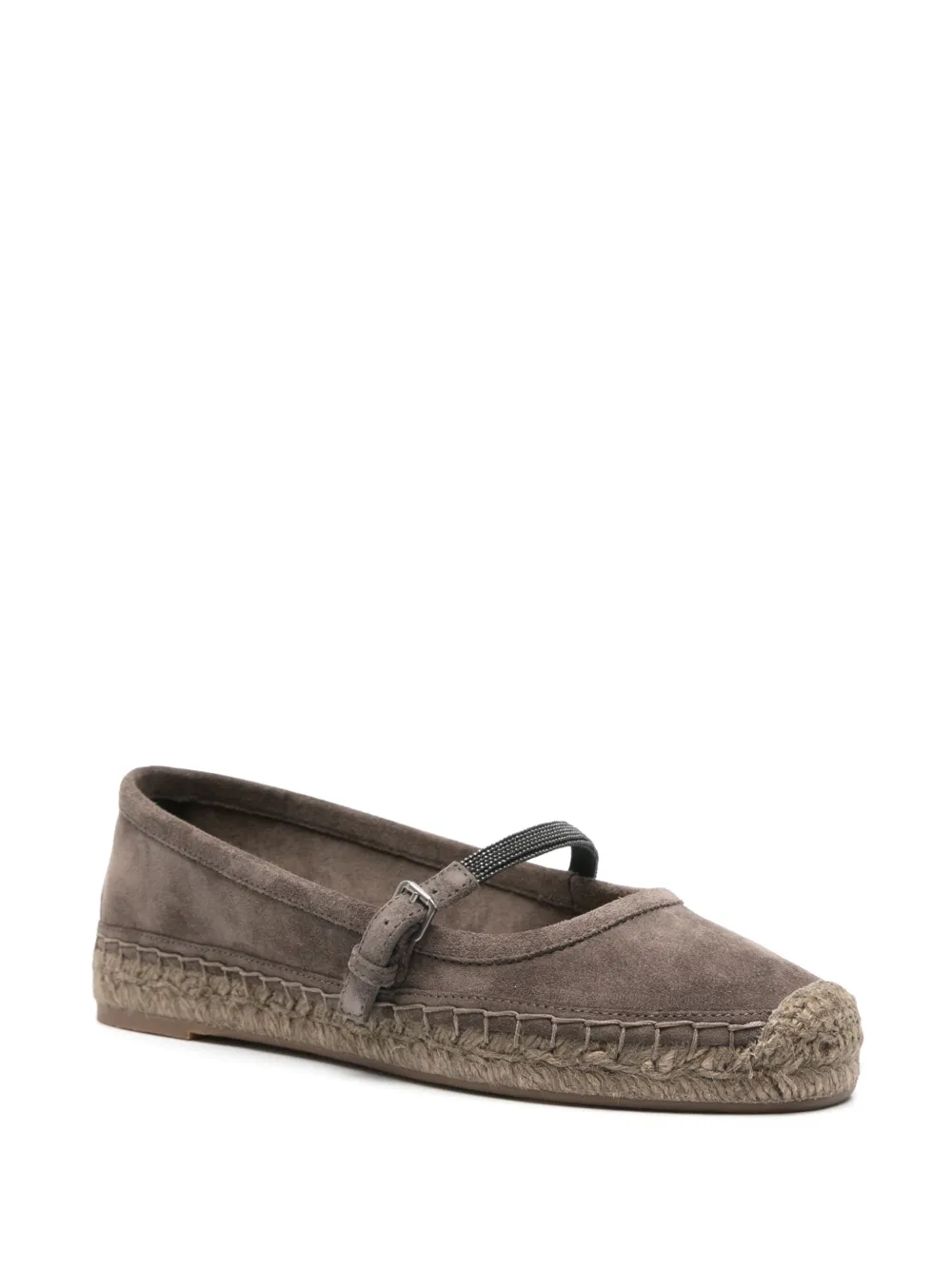 Brunello Cucinelli suede espadrilles - Bruin