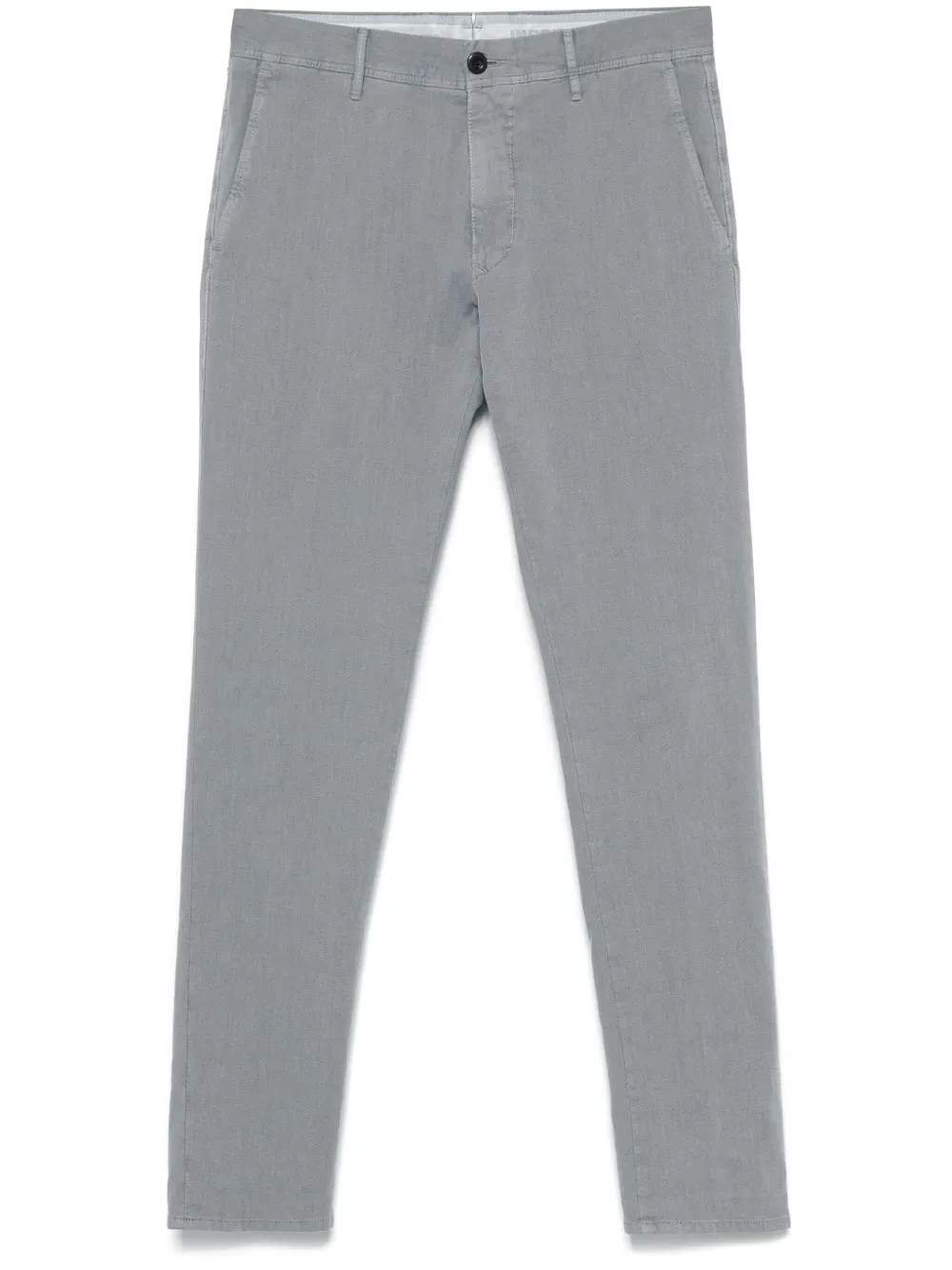 twill tapered trousers